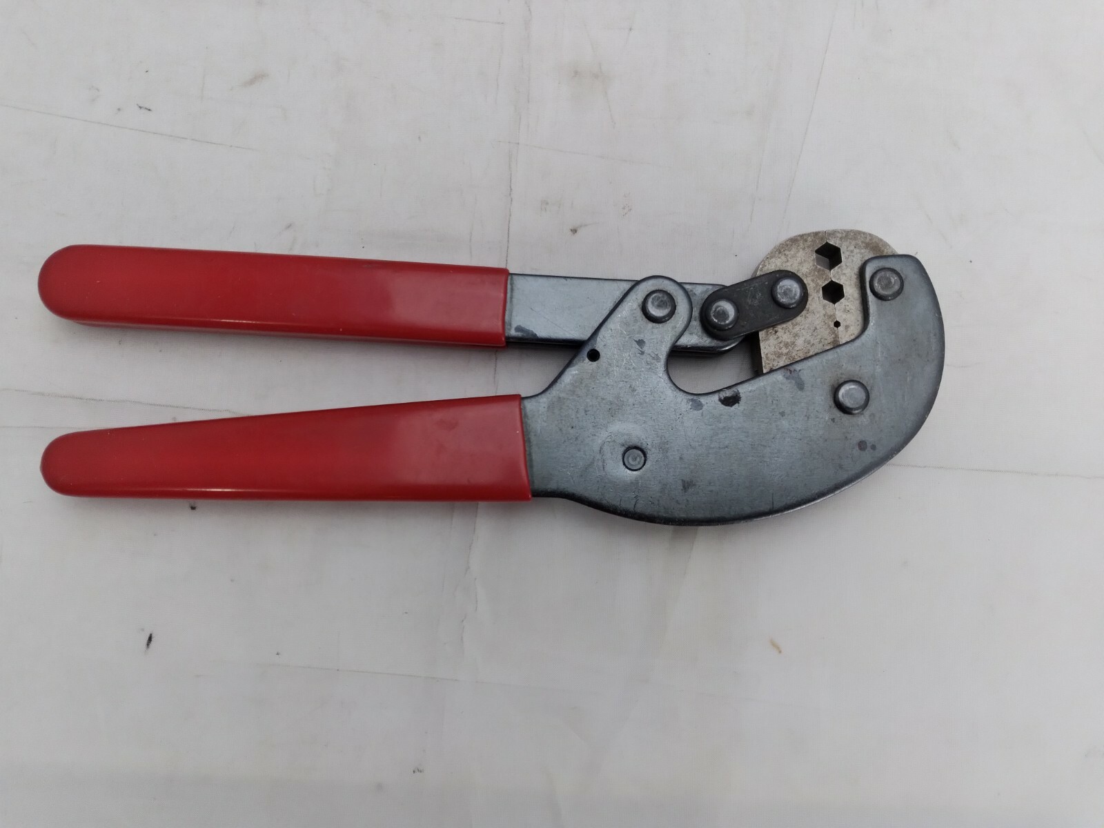 Crimping Pliers, Electrical Cable Hex Crimp, Hand Tool & Equipment, Red Handle
