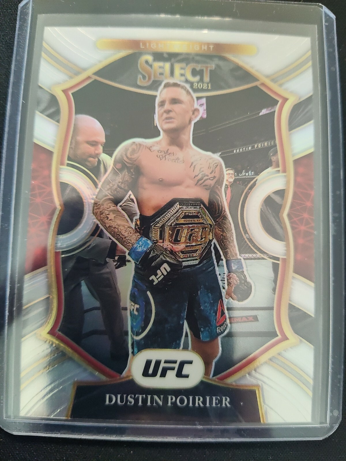 2021 Panini Select UFC DUSTIN POIRIER Concourse Silver Prizm #72