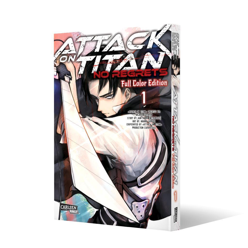 Thumbnail - Attack On Titan - No Regrets Full Colour Edition 1 - Hajime ...