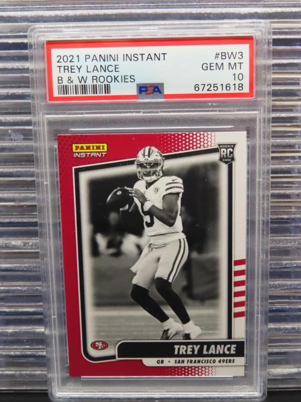 Trey Lance Panini Instant Black & White Rookies #BW3 Base