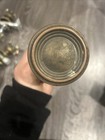 Vintage Brass 1921 Round Art Deco Dexter Crystal Glass Blooms Door Knob — photo 3