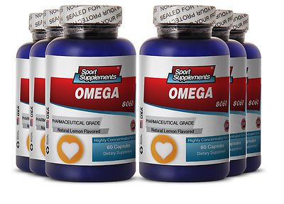 Omega-3 8060 - Concentrated Fish Oil. Pharmaceutical Grade Supreme Fat Burner 6B