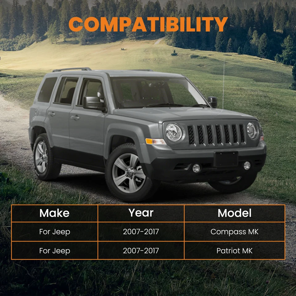 2" Lift Kit w/ Alignment Control Arms Fit Jeep Patriot Compass MK 2007-2017 - Imagem 4 de 4