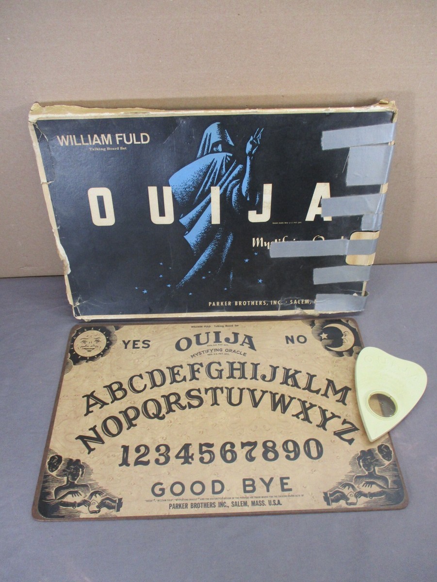 JOKER D ILLUSION-THE FIRST- 洗浄済み Vtg 1960's OUIJA Board Mystifying Oracle Game Parker Brothers