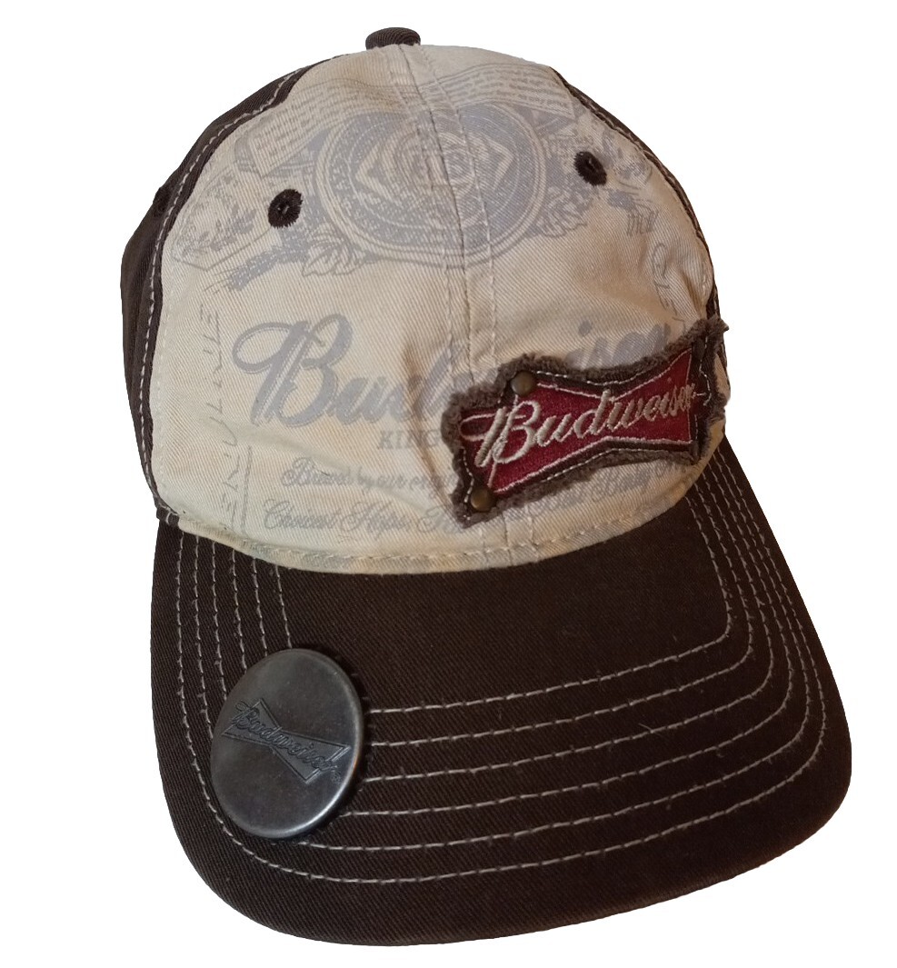 2010 BUDWEISER Patch Official Cap Baseball Hat WI… - image 1