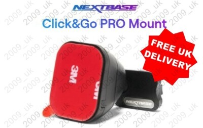 Nextbase Click & Go PRO Magnethalterung & Klebeplatte für 122 222 222XR 320XR