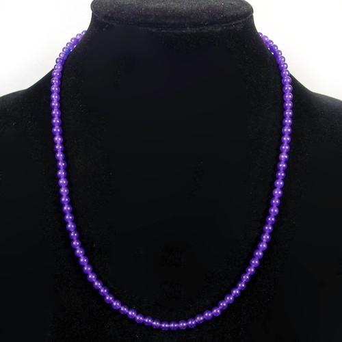 Kristall Edelstein Perlenkette 4mm Jaspisopal Achat Quarz Amethyststein - Bild 68 von 91