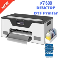 A3 DTF Printer XP600 Epson Print Head DTF Transfer Printer With Roll Feeder