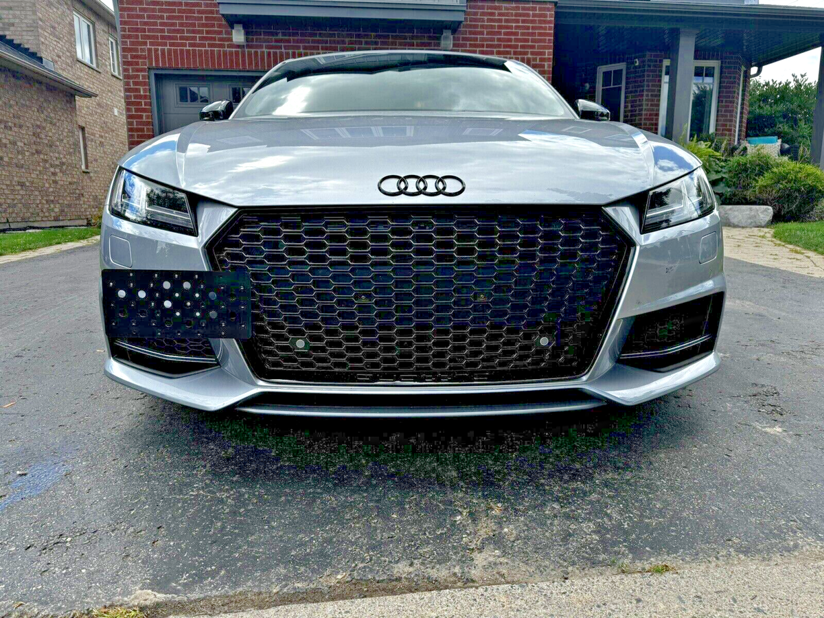 2016-2023 Audi TT Front Bumper Tow Hook License Plate Mount