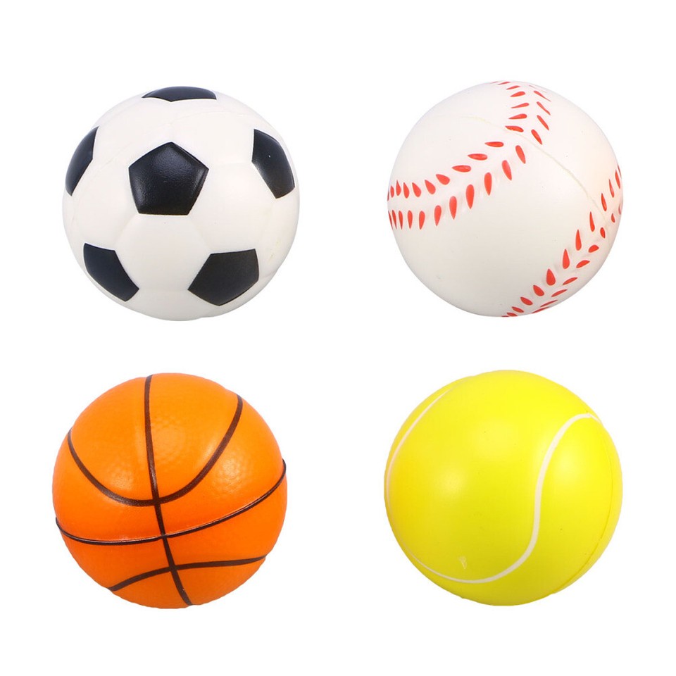12 Pcs Bulk Stress Balls for Kids Small Foam Football eBay