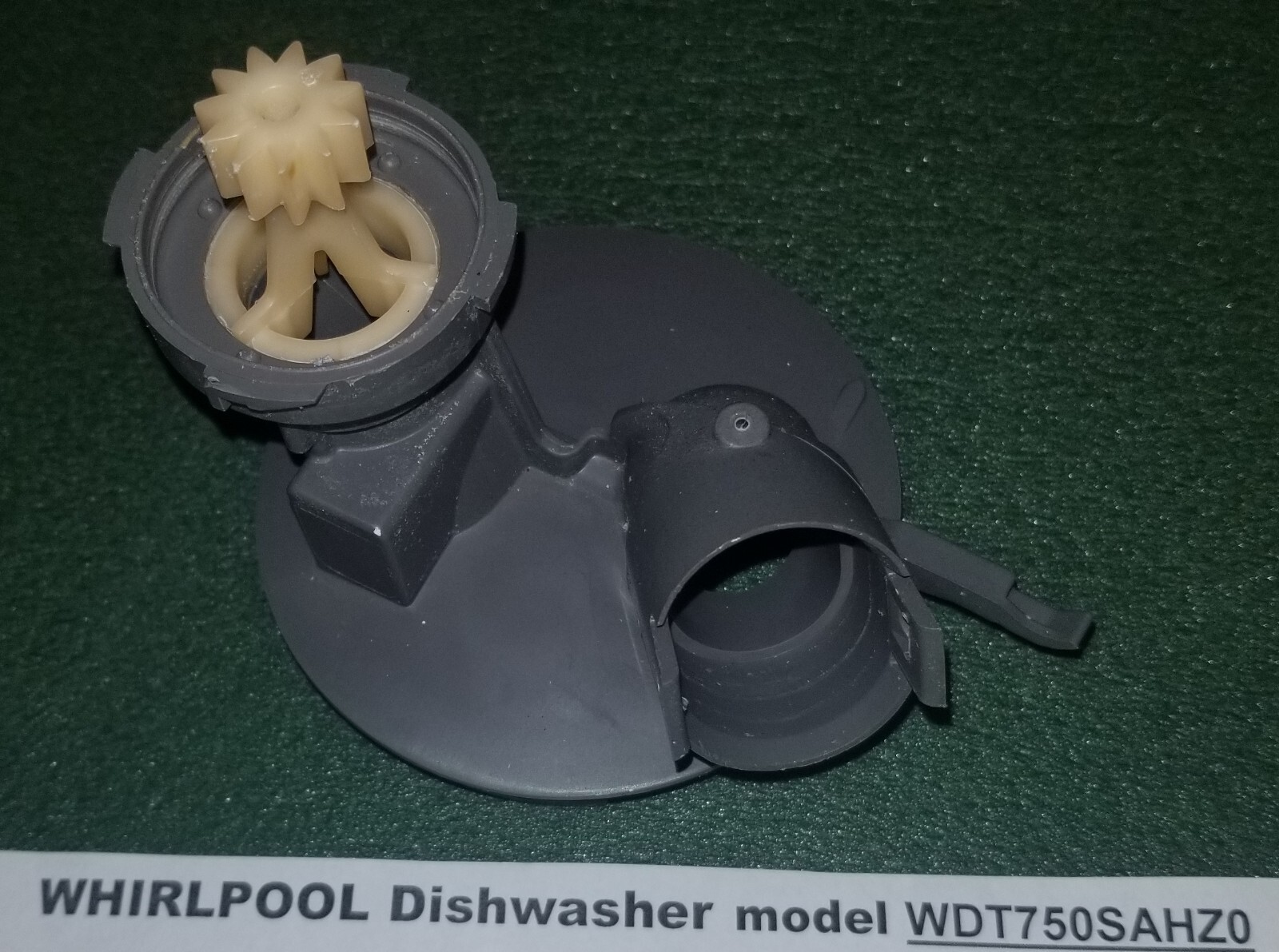 Whirlpool Dishwasher Pump Outlet Wash Arm Support Part W11573369-image