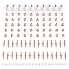 PT31 Electrode Nozzles Cups Kit Fit CUT40 CUT50 with Plasma Cutting Torch LG40