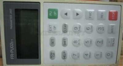 Used 1Pcs Operation Panel Mitsubishi Inverter FR-PU02E-1 Plc Module in