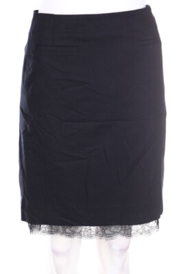 CAROLL Skirt Wool-Blend Lace F 38 = D 36 dark blue