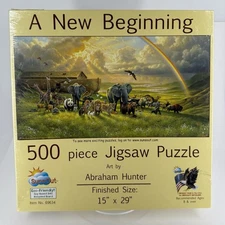 A New Beginning Jigsaw Puzzle 500 pc SunsOut Noah's Ark Abraham Hunter 69634