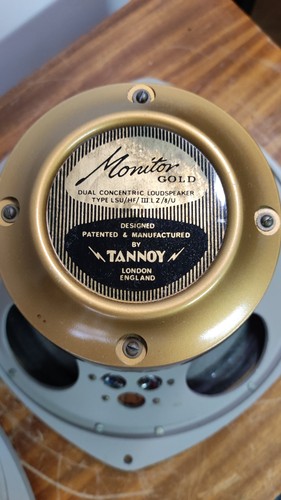 Tannoy Monitor Gold 10" Dual Concentric Speakers * LSU/HF/IIILZ/8/U * See Video - Picture 4 of 21