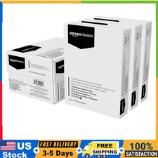 Amazon Basics 30% Recycled 8.5x11 Copy Paper, 20 lb, 10 Reams (5,000 Sheets)