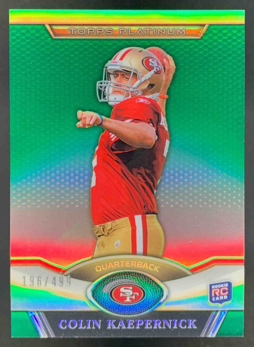 Colin Kaepernick Topps Platinum #59 Green