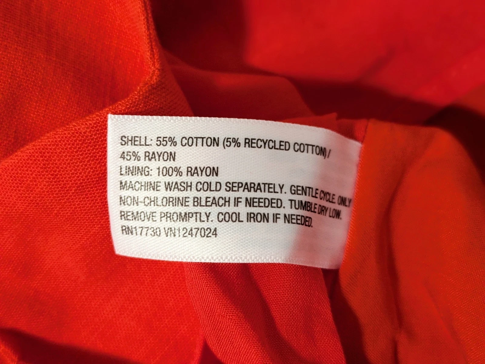 Mini abito Kate Spade x Target rosso orlo smerlato XXL spiaggia preppy coquette