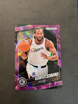 2024-25 Panini Prizm Black -Kawhi Leonard #167 Purple Ice Prizm /149