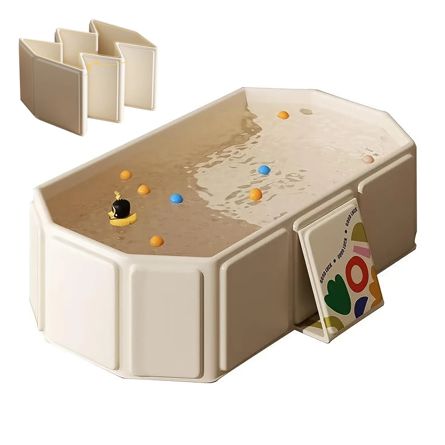 Collapsible Baby Bathtub, Portable & Foldable Bathtub for Newborns to White
Opens in a new window or