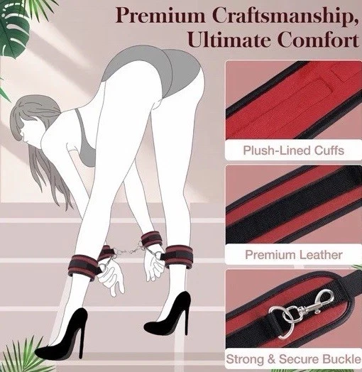  Kit de sujeción de bondage - Juegos BDSM de bondage debajo del colchón para cama UTIMI #A81 Foto 3 de 4