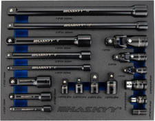 Set Di Prolunghe per Chiave a Bussola, 1/4, 3/8, 1/2 Pollici, Cricchetto, Adatta