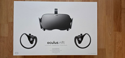 Oculus Rift VR Komplettset   Headset + 2 Touch Controller + 2 Sensoren + OVP