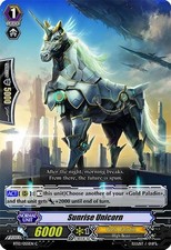 Vanguard TCG card BT12/055EN C Sunrise Unicorn Binding Force of the Black Rings