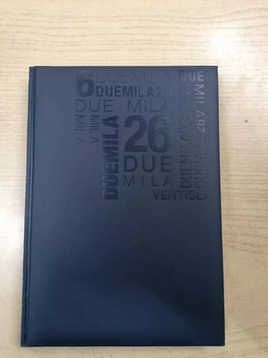 Agenda Giornaliera 2026 Buffetti Copertina Rigida morbida Col.Blu 17X24 cm