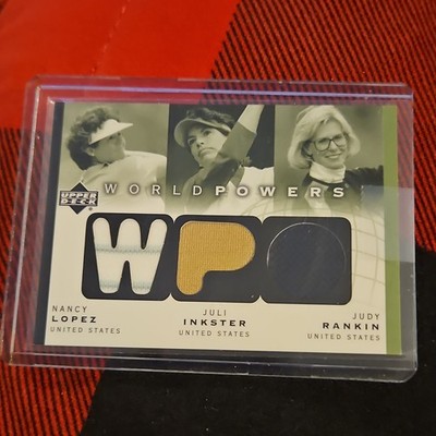 Upper Deck 2003 World Powers Nancy Lopez/Juli Inkster/Judy Rankin Mem WP3