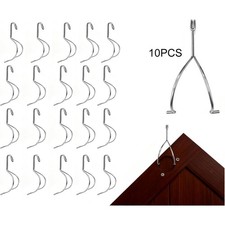 10Pcs Cabinet Door Painting Drying Rack Metal Spray Painting Hanging Hooks