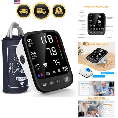 #ad Blood Pressure Machine Automatic Upper Arm Blood Pressure Monitor with 2x199... $137.06