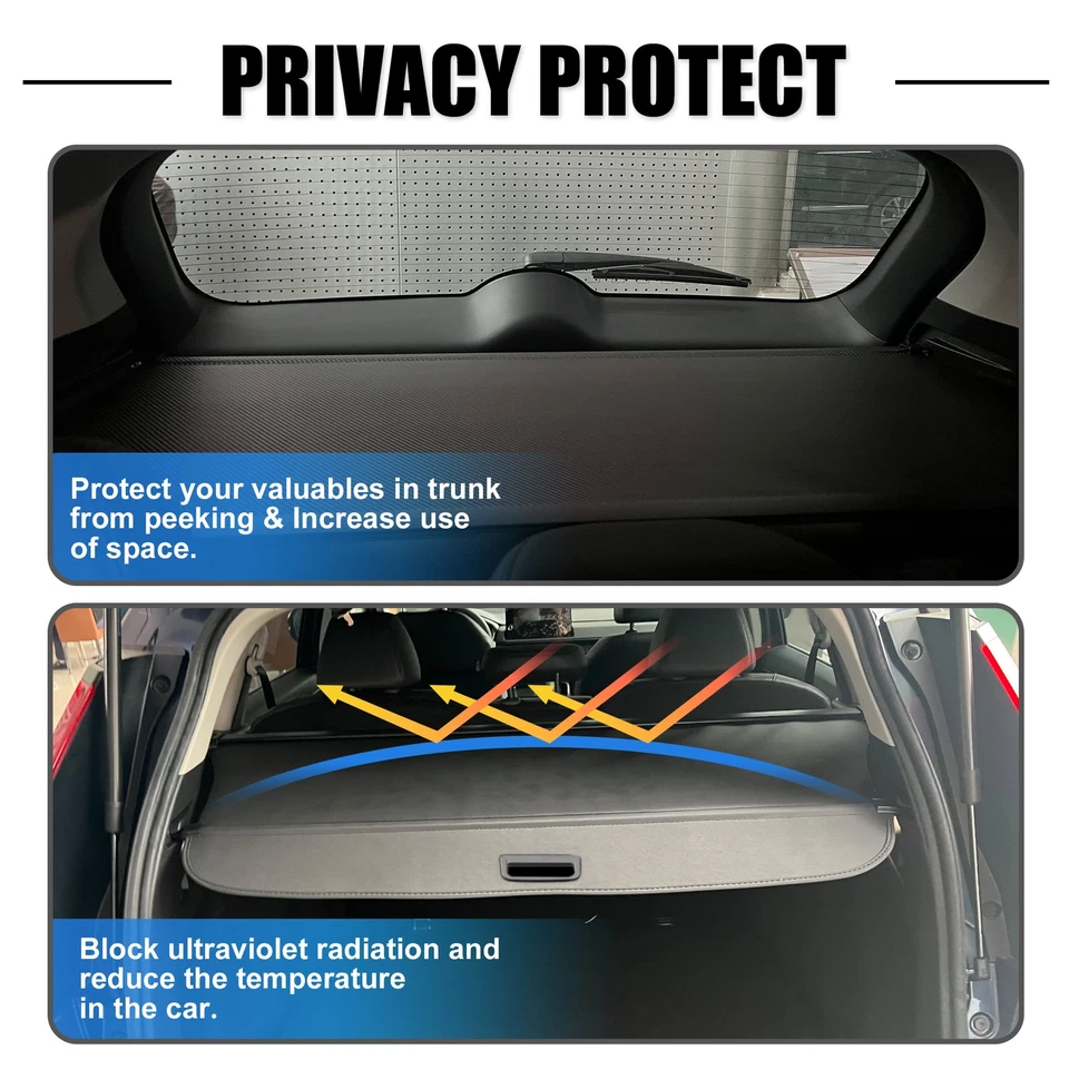 Cubierta de carga retráctil para BMW X5 2008-2018 maletero trasero blindaje pantalla Foto 4 de 4