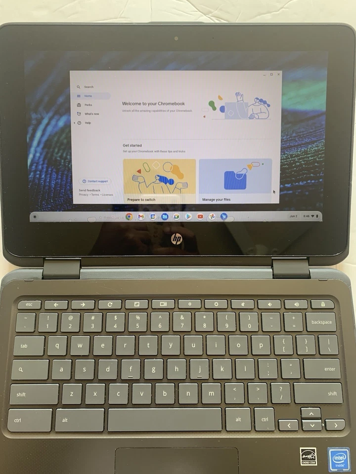 Lote de 10 Chromebook HP X360 11.6 2 en 1 TOUCH, 4GB RAM, 32GB eMMC, *VER FOTOS Foto 2 de 4