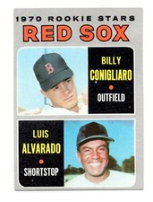 1970 Topps Red Sox 1970 Rookie Stars Billy Conigliaro & Luis Alvarado #317