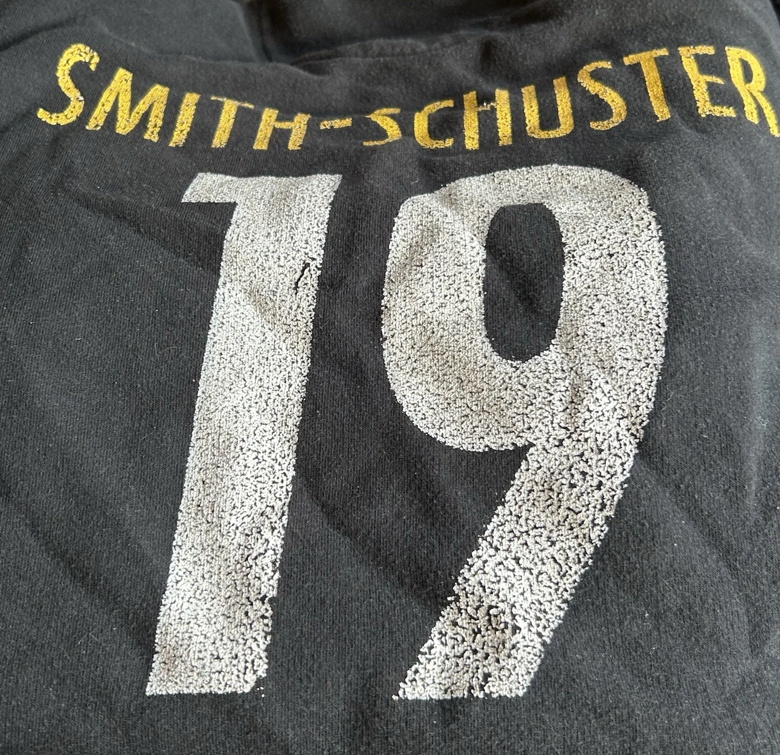 VETEMENTS Felpa nera con cappuccio Pittsburgh Steelers #19 JuJu Smith Schuster taglia adulta small