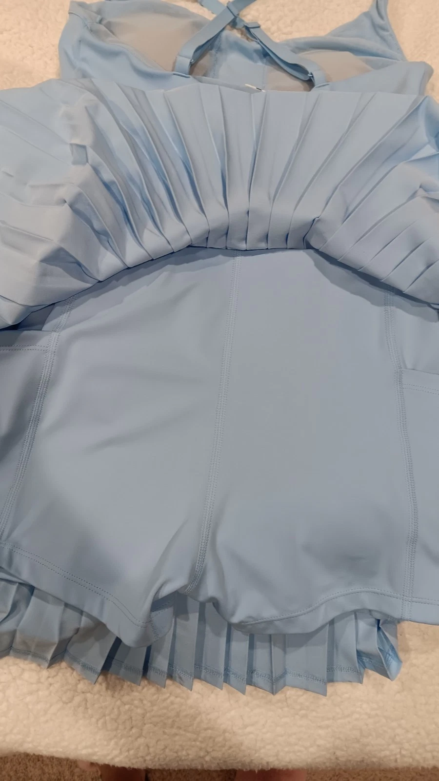 UNDERCOVER Abito Tennis Victoria’s Secret Blu Taglia XS Allenamento Corto Nuovo con etichette