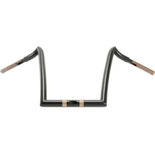 KST Kustoms Satin Black 1 1/4" SS Steel Renegade 14" Rise Handlebar - 6116014S