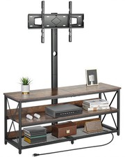 Uimoso 48" TV Stand with Mount for up to 75" TV Power Outlet & Storage Cabinets