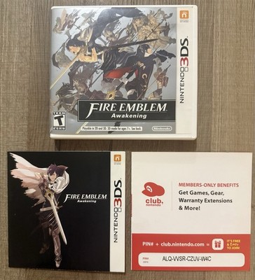 Fire Emblem: Awakening - Nintendo 3DS Original Case, Manual & Inserts, NO GAME