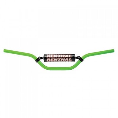 Renthal Aluminum 7/8'' Handlebar Mini Carmichael Bend (#784) Green