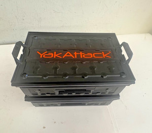 YakAttack TracPak Combo Kit 2 Stackable Boxes w/ Quick Release Base Black