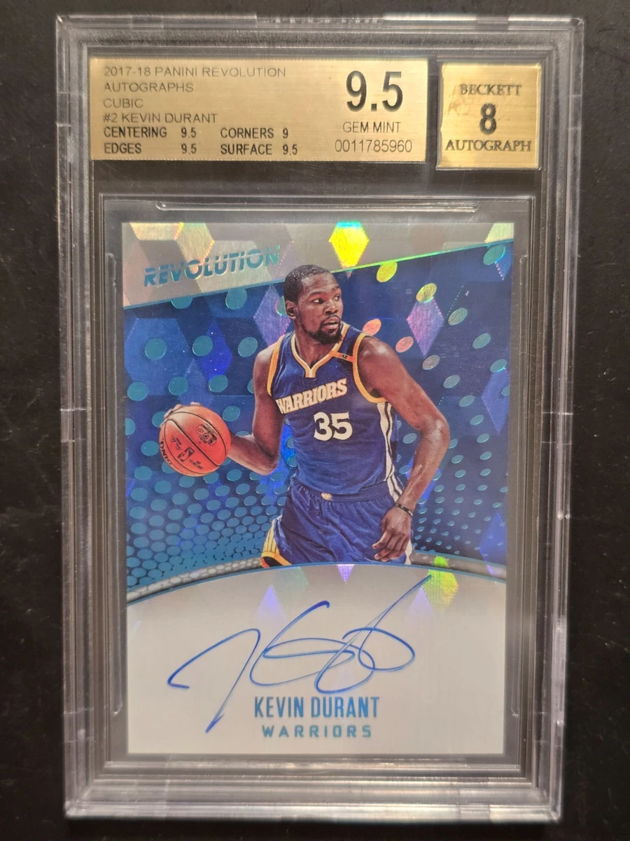 Carte Collection Kevin Durant - Matériel Match + Autographe Original 2/5 - Leaf NBA