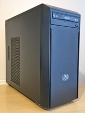 Cooler Master Masterbox Lite 3 Mini Tower PC Case, m-ATX, m-ITX, 2 x USB 3.0, CD