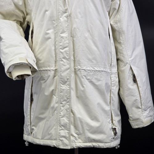 Eddie Bauer Premium Gänsedaunen Damen weiß Mantel Jacke Parka Fell Kapuze Mode XL - Bild 3 von 23