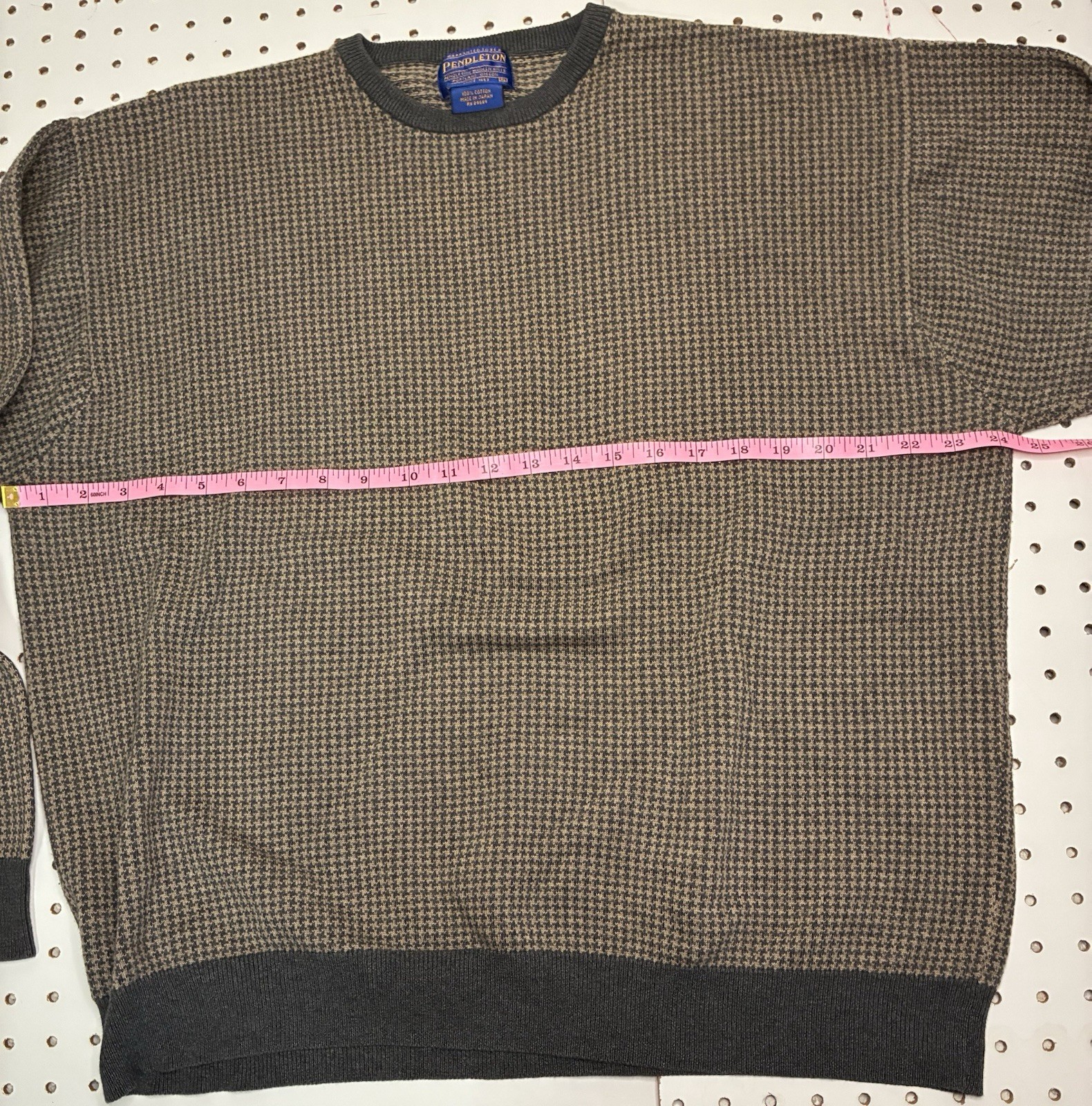 Pendleton Sweater men’s Extra Large Houndstooth 1… - image 11