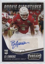 2021 Panini Chronicles Draft Picks Threads Rookie Signatures BJ Emmons Auto 4r3