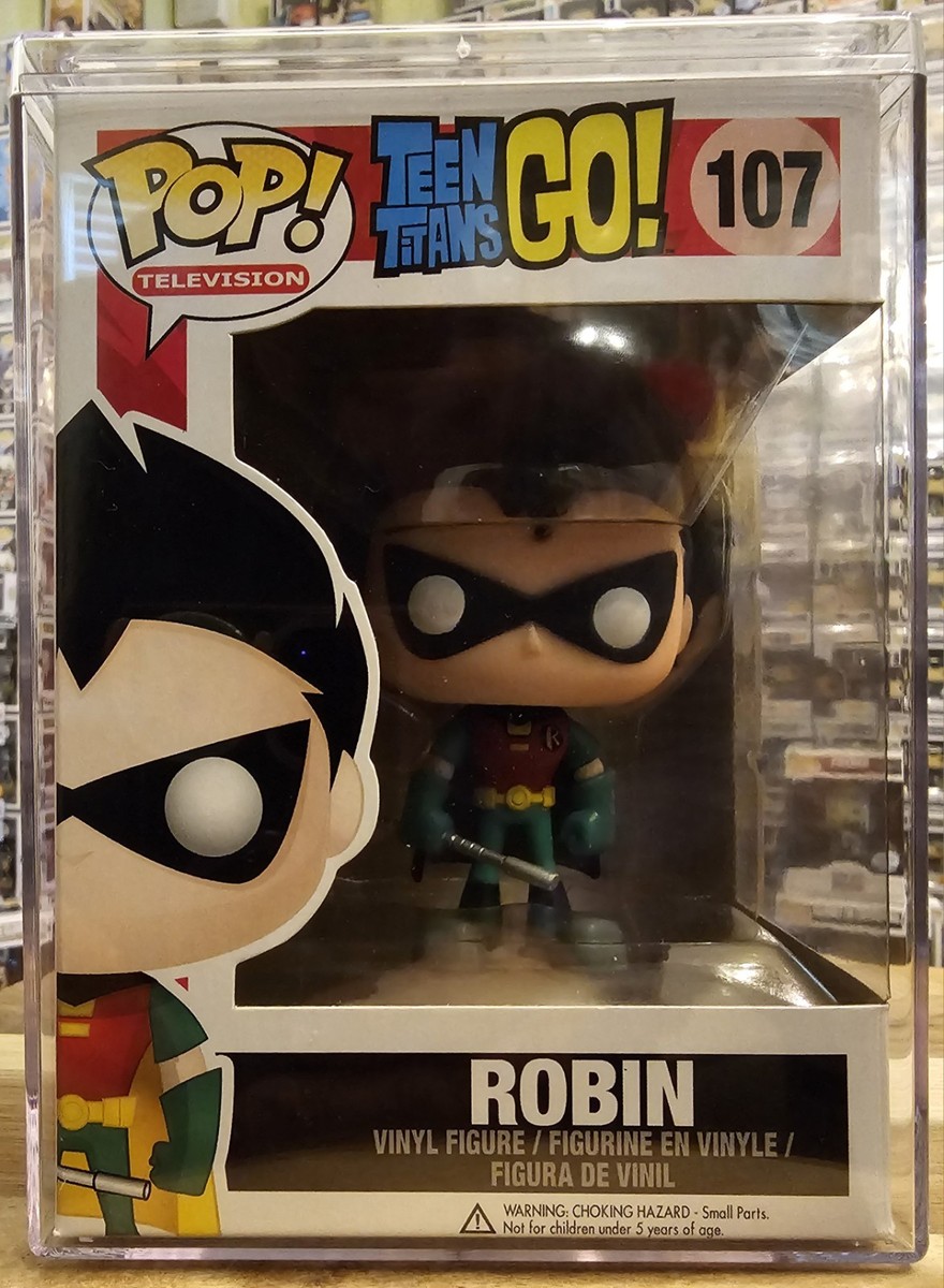 Funko Pop DC Teen Titans Go! Robin #107 Retired/Vaulted Brand New