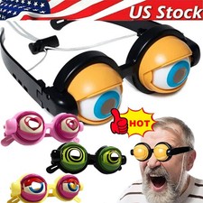 Hot Kids Adult Toy Gift Crazy Eyes Glasses Toy Favor Funny Pranks Party OY